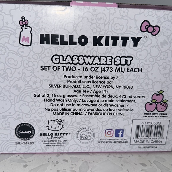 Hello kitty glassware set - Picture 5 of 5